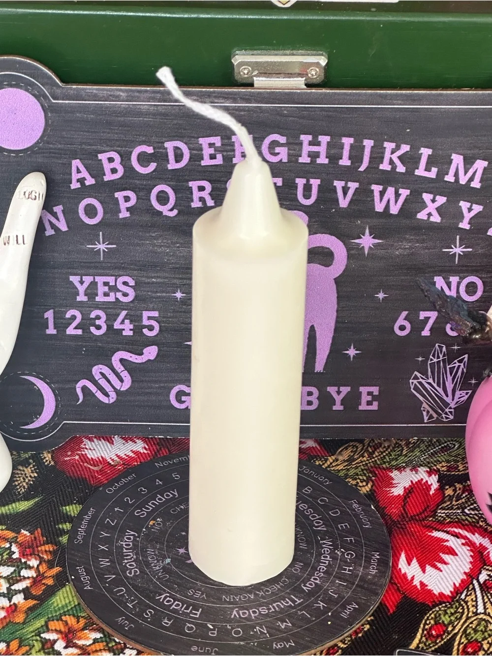 White Jumbo Spell Candle